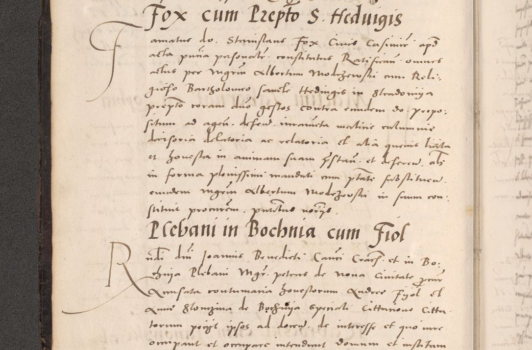 Zdjęcie nr 14 dla obiektu archiwalnego: Acta actorum causarum, sententiarum tam diffinitivarum quam interloquutoriarum, decretorum, obligationum, quietationum et constitutionum procuratorum coram reverendo domino Stanislao Schlomovski praeposito Calissiensi, archidiacono Sandecensi, canonico vicarioque in spiritualibus generali Cracocoviensi ad annum Domini millesimum quingentesimum quinquagesimum sextum, cuius indicatio quatuor decima, pontificatus sanctissimi in Christo patris domini Pauli divina providencia pape quarti anno ipsius