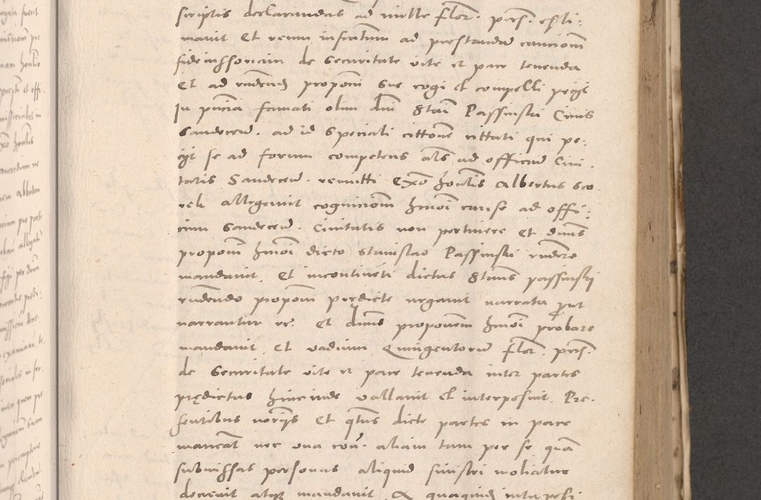Zdjęcie nr 411 dla obiektu archiwalnego: Acta actorum causarum, sententiarum tam diffinitivarum quam interloquutoriarum, decretorum, obligationum, quietationum et constitutionum procuratorum coram reverendo domino Stanislao Schlomovski praeposito Calissiensi, archidiacono Sandecensi, canonico vicarioque in spiritualibus generali Cracocoviensi ad annum Domini millesimum quingentesimum quinquagesimum sextum, cuius indicatio quatuor decima, pontificatus sanctissimi in Christo patris domini Pauli divina providencia pape quarti anno ipsius