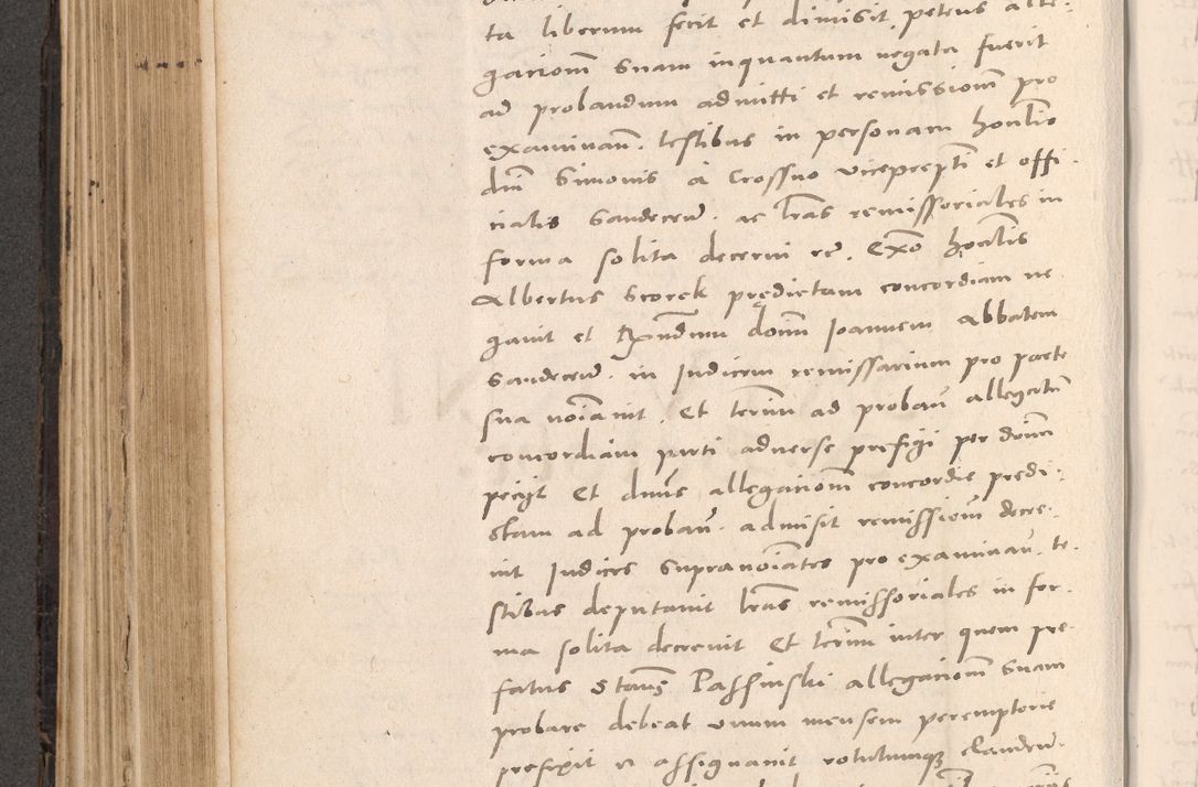 Zdjęcie nr 410 dla obiektu archiwalnego: Acta actorum causarum, sententiarum tam diffinitivarum quam interloquutoriarum, decretorum, obligationum, quietationum et constitutionum procuratorum coram reverendo domino Stanislao Schlomovski praeposito Calissiensi, archidiacono Sandecensi, canonico vicarioque in spiritualibus generali Cracocoviensi ad annum Domini millesimum quingentesimum quinquagesimum sextum, cuius indicatio quatuor decima, pontificatus sanctissimi in Christo patris domini Pauli divina providencia pape quarti anno ipsius