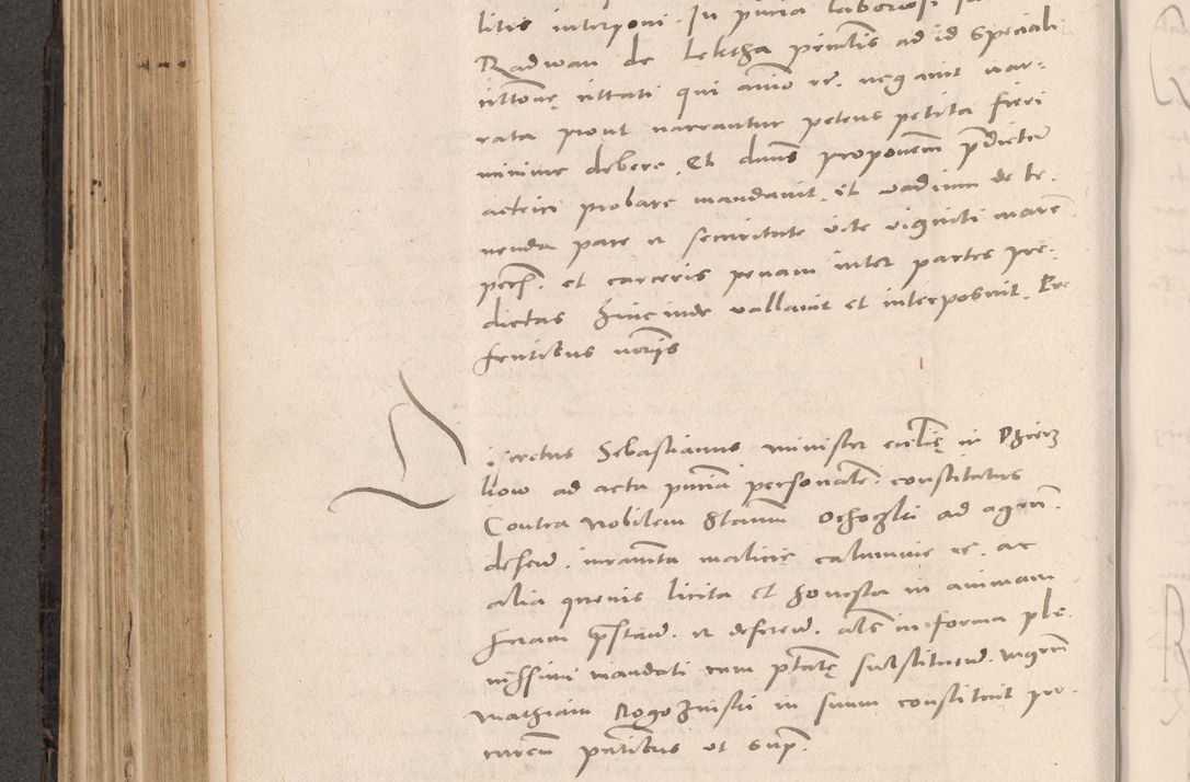 Zdjęcie nr 400 dla obiektu archiwalnego: Acta actorum causarum, sententiarum tam diffinitivarum quam interloquutoriarum, decretorum, obligationum, quietationum et constitutionum procuratorum coram reverendo domino Stanislao Schlomovski praeposito Calissiensi, archidiacono Sandecensi, canonico vicarioque in spiritualibus generali Cracocoviensi ad annum Domini millesimum quingentesimum quinquagesimum sextum, cuius indicatio quatuor decima, pontificatus sanctissimi in Christo patris domini Pauli divina providencia pape quarti anno ipsius