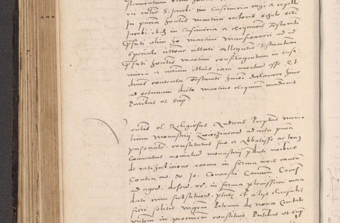 Zdjęcie nr 396 dla obiektu archiwalnego: Acta actorum causarum, sententiarum tam diffinitivarum quam interloquutoriarum, decretorum, obligationum, quietationum et constitutionum procuratorum coram reverendo domino Stanislao Schlomovski praeposito Calissiensi, archidiacono Sandecensi, canonico vicarioque in spiritualibus generali Cracocoviensi ad annum Domini millesimum quingentesimum quinquagesimum sextum, cuius indicatio quatuor decima, pontificatus sanctissimi in Christo patris domini Pauli divina providencia pape quarti anno ipsius