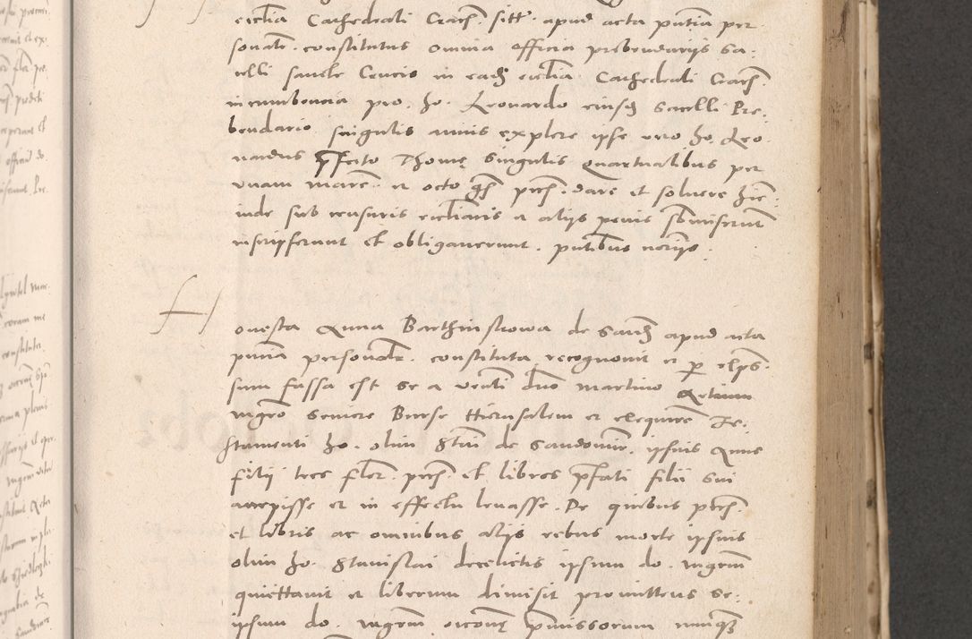 Zdjęcie nr 391 dla obiektu archiwalnego: Acta actorum causarum, sententiarum tam diffinitivarum quam interloquutoriarum, decretorum, obligationum, quietationum et constitutionum procuratorum coram reverendo domino Stanislao Schlomovski praeposito Calissiensi, archidiacono Sandecensi, canonico vicarioque in spiritualibus generali Cracocoviensi ad annum Domini millesimum quingentesimum quinquagesimum sextum, cuius indicatio quatuor decima, pontificatus sanctissimi in Christo patris domini Pauli divina providencia pape quarti anno ipsius