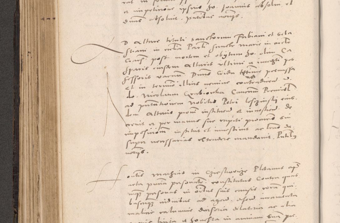 Zdjęcie nr 386 dla obiektu archiwalnego: Acta actorum causarum, sententiarum tam diffinitivarum quam interloquutoriarum, decretorum, obligationum, quietationum et constitutionum procuratorum coram reverendo domino Stanislao Schlomovski praeposito Calissiensi, archidiacono Sandecensi, canonico vicarioque in spiritualibus generali Cracocoviensi ad annum Domini millesimum quingentesimum quinquagesimum sextum, cuius indicatio quatuor decima, pontificatus sanctissimi in Christo patris domini Pauli divina providencia pape quarti anno ipsius