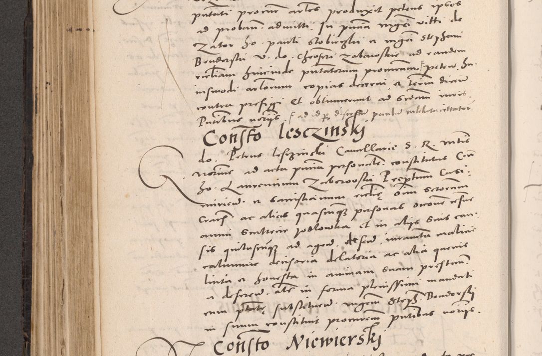 Zdjęcie nr 380 dla obiektu archiwalnego: Acta actorum causarum, sententiarum tam diffinitivarum quam interloquutoriarum, decretorum, obligationum, quietationum et constitutionum procuratorum coram reverendo domino Stanislao Schlomovski praeposito Calissiensi, archidiacono Sandecensi, canonico vicarioque in spiritualibus generali Cracocoviensi ad annum Domini millesimum quingentesimum quinquagesimum sextum, cuius indicatio quatuor decima, pontificatus sanctissimi in Christo patris domini Pauli divina providencia pape quarti anno ipsius