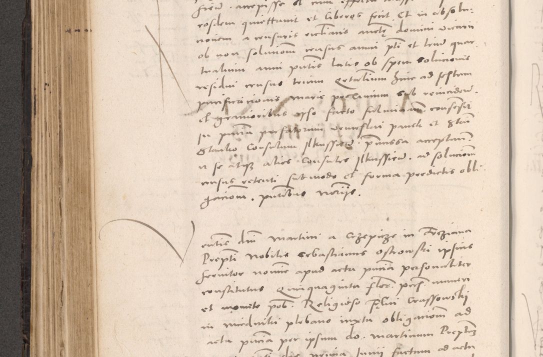 Zdjęcie nr 382 dla obiektu archiwalnego: Acta actorum causarum, sententiarum tam diffinitivarum quam interloquutoriarum, decretorum, obligationum, quietationum et constitutionum procuratorum coram reverendo domino Stanislao Schlomovski praeposito Calissiensi, archidiacono Sandecensi, canonico vicarioque in spiritualibus generali Cracocoviensi ad annum Domini millesimum quingentesimum quinquagesimum sextum, cuius indicatio quatuor decima, pontificatus sanctissimi in Christo patris domini Pauli divina providencia pape quarti anno ipsius