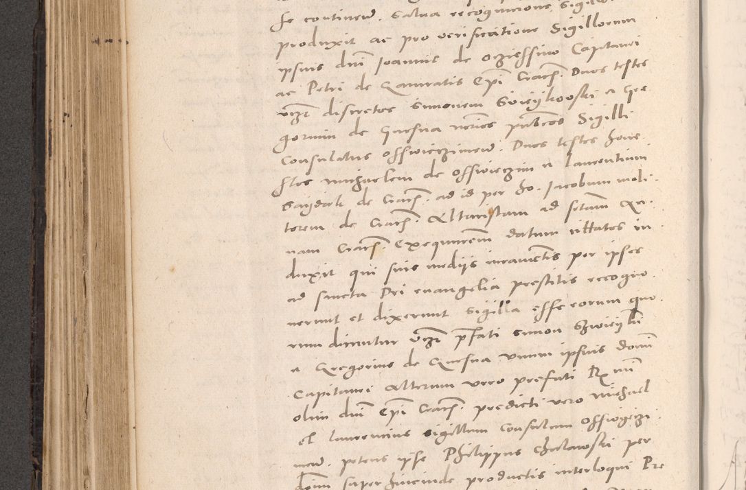 Zdjęcie nr 378 dla obiektu archiwalnego: Acta actorum causarum, sententiarum tam diffinitivarum quam interloquutoriarum, decretorum, obligationum, quietationum et constitutionum procuratorum coram reverendo domino Stanislao Schlomovski praeposito Calissiensi, archidiacono Sandecensi, canonico vicarioque in spiritualibus generali Cracocoviensi ad annum Domini millesimum quingentesimum quinquagesimum sextum, cuius indicatio quatuor decima, pontificatus sanctissimi in Christo patris domini Pauli divina providencia pape quarti anno ipsius