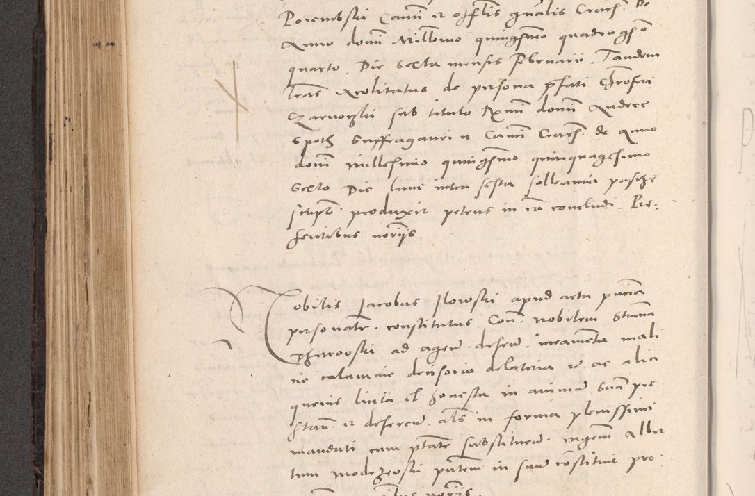 Zdjęcie nr 372 dla obiektu archiwalnego: Acta actorum causarum, sententiarum tam diffinitivarum quam interloquutoriarum, decretorum, obligationum, quietationum et constitutionum procuratorum coram reverendo domino Stanislao Schlomovski praeposito Calissiensi, archidiacono Sandecensi, canonico vicarioque in spiritualibus generali Cracocoviensi ad annum Domini millesimum quingentesimum quinquagesimum sextum, cuius indicatio quatuor decima, pontificatus sanctissimi in Christo patris domini Pauli divina providencia pape quarti anno ipsius