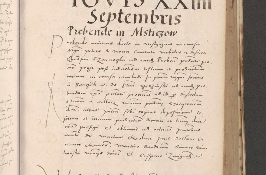 Zdjęcie nr 373 dla obiektu archiwalnego: Acta actorum causarum, sententiarum tam diffinitivarum quam interloquutoriarum, decretorum, obligationum, quietationum et constitutionum procuratorum coram reverendo domino Stanislao Schlomovski praeposito Calissiensi, archidiacono Sandecensi, canonico vicarioque in spiritualibus generali Cracocoviensi ad annum Domini millesimum quingentesimum quinquagesimum sextum, cuius indicatio quatuor decima, pontificatus sanctissimi in Christo patris domini Pauli divina providencia pape quarti anno ipsius