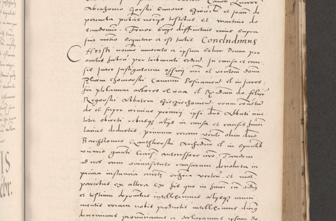 Zdjęcie nr 367 dla obiektu archiwalnego: Acta actorum causarum, sententiarum tam diffinitivarum quam interloquutoriarum, decretorum, obligationum, quietationum et constitutionum procuratorum coram reverendo domino Stanislao Schlomovski praeposito Calissiensi, archidiacono Sandecensi, canonico vicarioque in spiritualibus generali Cracocoviensi ad annum Domini millesimum quingentesimum quinquagesimum sextum, cuius indicatio quatuor decima, pontificatus sanctissimi in Christo patris domini Pauli divina providencia pape quarti anno ipsius