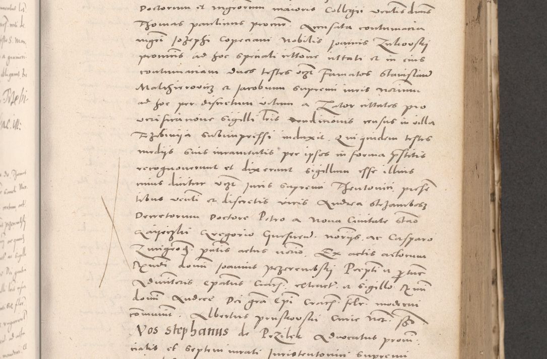 Zdjęcie nr 363 dla obiektu archiwalnego: Acta actorum causarum, sententiarum tam diffinitivarum quam interloquutoriarum, decretorum, obligationum, quietationum et constitutionum procuratorum coram reverendo domino Stanislao Schlomovski praeposito Calissiensi, archidiacono Sandecensi, canonico vicarioque in spiritualibus generali Cracocoviensi ad annum Domini millesimum quingentesimum quinquagesimum sextum, cuius indicatio quatuor decima, pontificatus sanctissimi in Christo patris domini Pauli divina providencia pape quarti anno ipsius