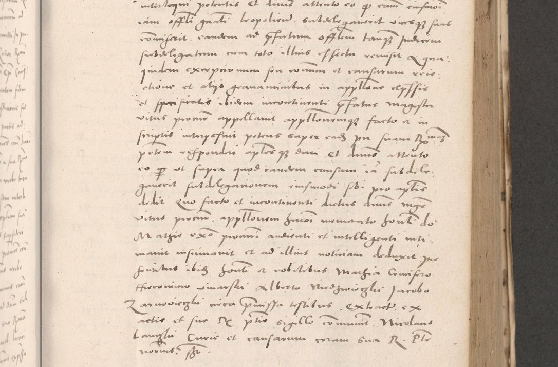 Zdjęcie nr 357 dla obiektu archiwalnego: Acta actorum causarum, sententiarum tam diffinitivarum quam interloquutoriarum, decretorum, obligationum, quietationum et constitutionum procuratorum coram reverendo domino Stanislao Schlomovski praeposito Calissiensi, archidiacono Sandecensi, canonico vicarioque in spiritualibus generali Cracocoviensi ad annum Domini millesimum quingentesimum quinquagesimum sextum, cuius indicatio quatuor decima, pontificatus sanctissimi in Christo patris domini Pauli divina providencia pape quarti anno ipsius
