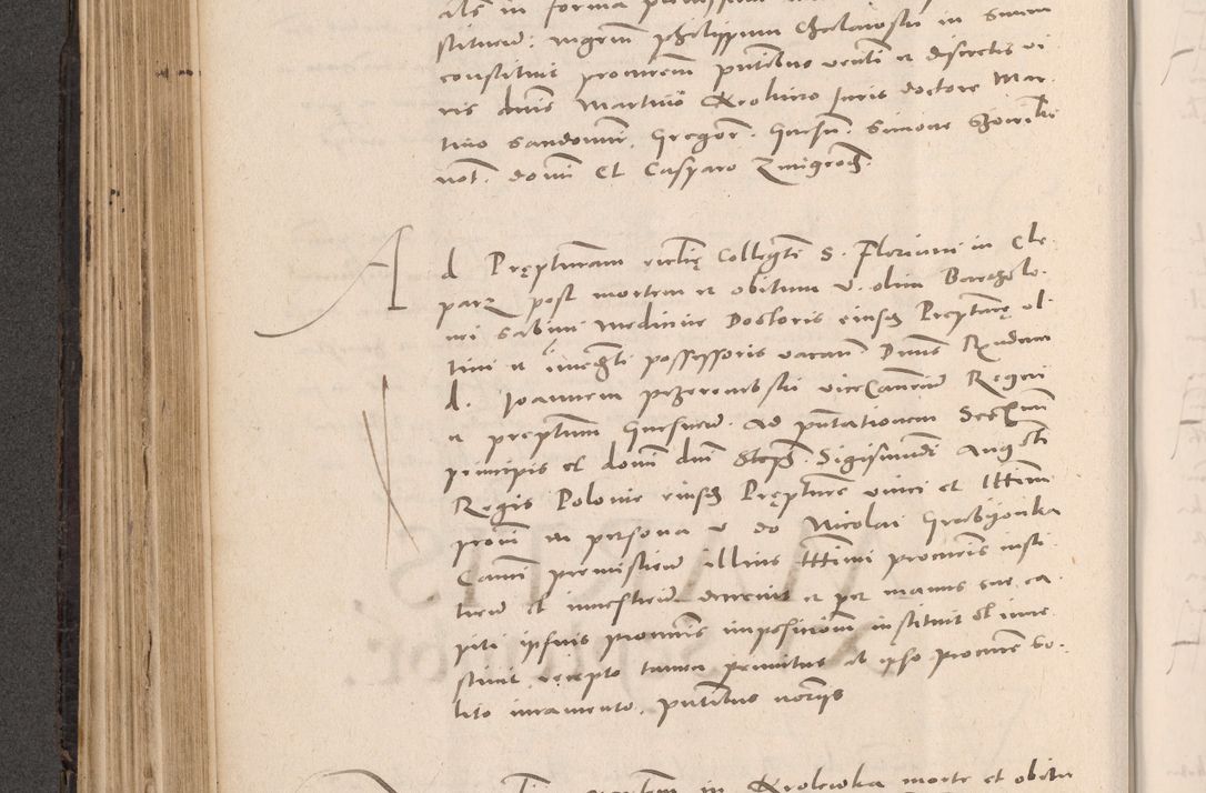 Zdjęcie nr 350 dla obiektu archiwalnego: Acta actorum causarum, sententiarum tam diffinitivarum quam interloquutoriarum, decretorum, obligationum, quietationum et constitutionum procuratorum coram reverendo domino Stanislao Schlomovski praeposito Calissiensi, archidiacono Sandecensi, canonico vicarioque in spiritualibus generali Cracocoviensi ad annum Domini millesimum quingentesimum quinquagesimum sextum, cuius indicatio quatuor decima, pontificatus sanctissimi in Christo patris domini Pauli divina providencia pape quarti anno ipsius