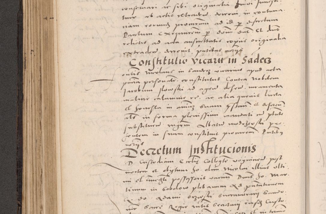 Zdjęcie nr 346 dla obiektu archiwalnego: Acta actorum causarum, sententiarum tam diffinitivarum quam interloquutoriarum, decretorum, obligationum, quietationum et constitutionum procuratorum coram reverendo domino Stanislao Schlomovski praeposito Calissiensi, archidiacono Sandecensi, canonico vicarioque in spiritualibus generali Cracocoviensi ad annum Domini millesimum quingentesimum quinquagesimum sextum, cuius indicatio quatuor decima, pontificatus sanctissimi in Christo patris domini Pauli divina providencia pape quarti anno ipsius