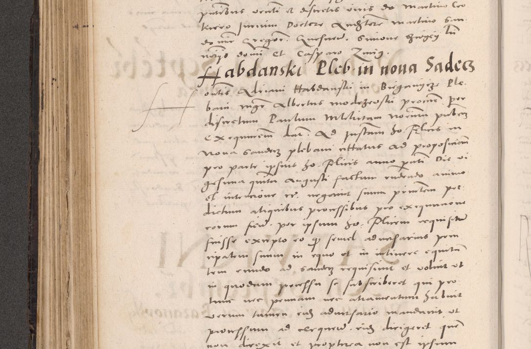 Zdjęcie nr 344 dla obiektu archiwalnego: Acta actorum causarum, sententiarum tam diffinitivarum quam interloquutoriarum, decretorum, obligationum, quietationum et constitutionum procuratorum coram reverendo domino Stanislao Schlomovski praeposito Calissiensi, archidiacono Sandecensi, canonico vicarioque in spiritualibus generali Cracocoviensi ad annum Domini millesimum quingentesimum quinquagesimum sextum, cuius indicatio quatuor decima, pontificatus sanctissimi in Christo patris domini Pauli divina providencia pape quarti anno ipsius