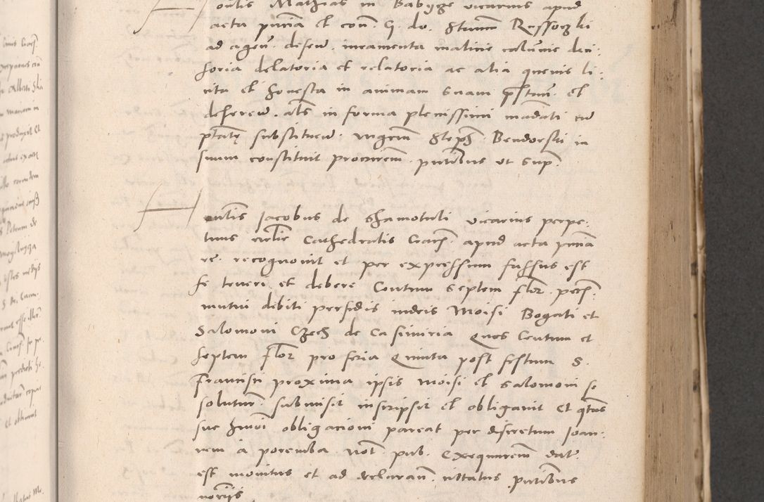 Zdjęcie nr 341 dla obiektu archiwalnego: Acta actorum causarum, sententiarum tam diffinitivarum quam interloquutoriarum, decretorum, obligationum, quietationum et constitutionum procuratorum coram reverendo domino Stanislao Schlomovski praeposito Calissiensi, archidiacono Sandecensi, canonico vicarioque in spiritualibus generali Cracocoviensi ad annum Domini millesimum quingentesimum quinquagesimum sextum, cuius indicatio quatuor decima, pontificatus sanctissimi in Christo patris domini Pauli divina providencia pape quarti anno ipsius