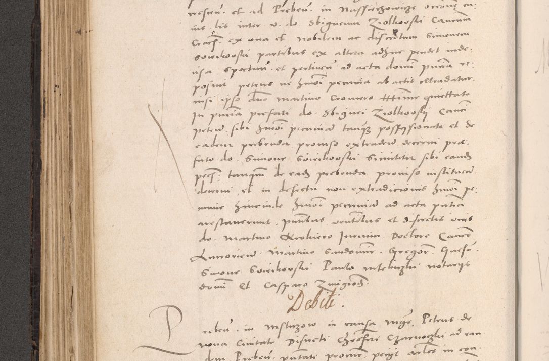 Zdjęcie nr 332 dla obiektu archiwalnego: Acta actorum causarum, sententiarum tam diffinitivarum quam interloquutoriarum, decretorum, obligationum, quietationum et constitutionum procuratorum coram reverendo domino Stanislao Schlomovski praeposito Calissiensi, archidiacono Sandecensi, canonico vicarioque in spiritualibus generali Cracocoviensi ad annum Domini millesimum quingentesimum quinquagesimum sextum, cuius indicatio quatuor decima, pontificatus sanctissimi in Christo patris domini Pauli divina providencia pape quarti anno ipsius