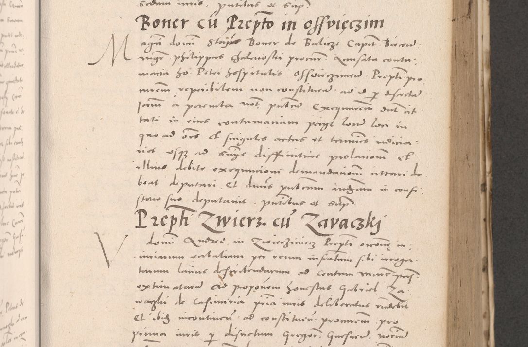 Zdjęcie nr 333 dla obiektu archiwalnego: Acta actorum causarum, sententiarum tam diffinitivarum quam interloquutoriarum, decretorum, obligationum, quietationum et constitutionum procuratorum coram reverendo domino Stanislao Schlomovski praeposito Calissiensi, archidiacono Sandecensi, canonico vicarioque in spiritualibus generali Cracocoviensi ad annum Domini millesimum quingentesimum quinquagesimum sextum, cuius indicatio quatuor decima, pontificatus sanctissimi in Christo patris domini Pauli divina providencia pape quarti anno ipsius