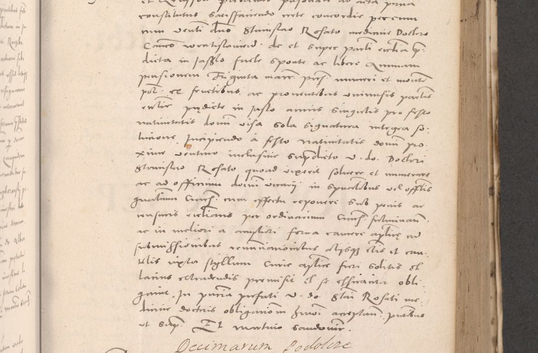Zdjęcie nr 335 dla obiektu archiwalnego: Acta actorum causarum, sententiarum tam diffinitivarum quam interloquutoriarum, decretorum, obligationum, quietationum et constitutionum procuratorum coram reverendo domino Stanislao Schlomovski praeposito Calissiensi, archidiacono Sandecensi, canonico vicarioque in spiritualibus generali Cracocoviensi ad annum Domini millesimum quingentesimum quinquagesimum sextum, cuius indicatio quatuor decima, pontificatus sanctissimi in Christo patris domini Pauli divina providencia pape quarti anno ipsius