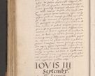 Zdjęcie nr 326 dla obiektu archiwalnego: Acta actorum causarum, sententiarum tam diffinitivarum quam interloquutoriarum, decretorum, obligationum, quietationum et constitutionum procuratorum coram reverendo domino Stanislao Schlomovski praeposito Calissiensi, archidiacono Sandecensi, canonico vicarioque in spiritualibus generali Cracocoviensi ad annum Domini millesimum quingentesimum quinquagesimum sextum, cuius indicatio quatuor decima, pontificatus sanctissimi in Christo patris domini Pauli divina providencia pape quarti anno ipsius