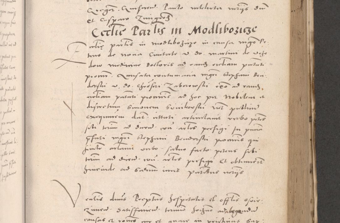 Zdjęcie nr 327 dla obiektu archiwalnego: Acta actorum causarum, sententiarum tam diffinitivarum quam interloquutoriarum, decretorum, obligationum, quietationum et constitutionum procuratorum coram reverendo domino Stanislao Schlomovski praeposito Calissiensi, archidiacono Sandecensi, canonico vicarioque in spiritualibus generali Cracocoviensi ad annum Domini millesimum quingentesimum quinquagesimum sextum, cuius indicatio quatuor decima, pontificatus sanctissimi in Christo patris domini Pauli divina providencia pape quarti anno ipsius