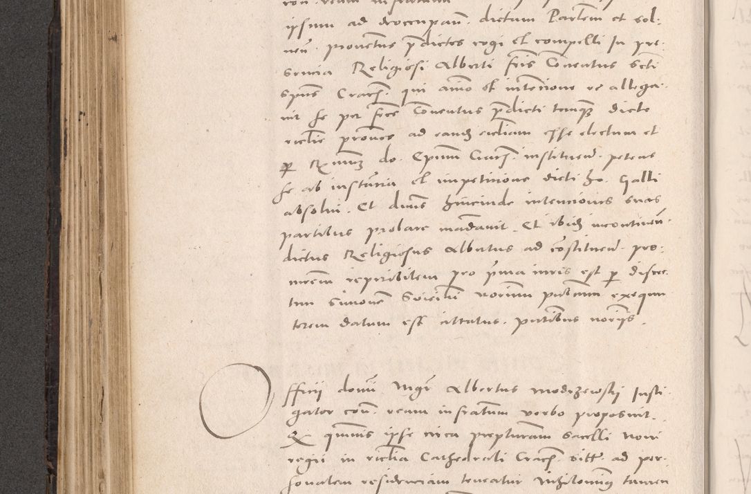 Zdjęcie nr 322 dla obiektu archiwalnego: Acta actorum causarum, sententiarum tam diffinitivarum quam interloquutoriarum, decretorum, obligationum, quietationum et constitutionum procuratorum coram reverendo domino Stanislao Schlomovski praeposito Calissiensi, archidiacono Sandecensi, canonico vicarioque in spiritualibus generali Cracocoviensi ad annum Domini millesimum quingentesimum quinquagesimum sextum, cuius indicatio quatuor decima, pontificatus sanctissimi in Christo patris domini Pauli divina providencia pape quarti anno ipsius