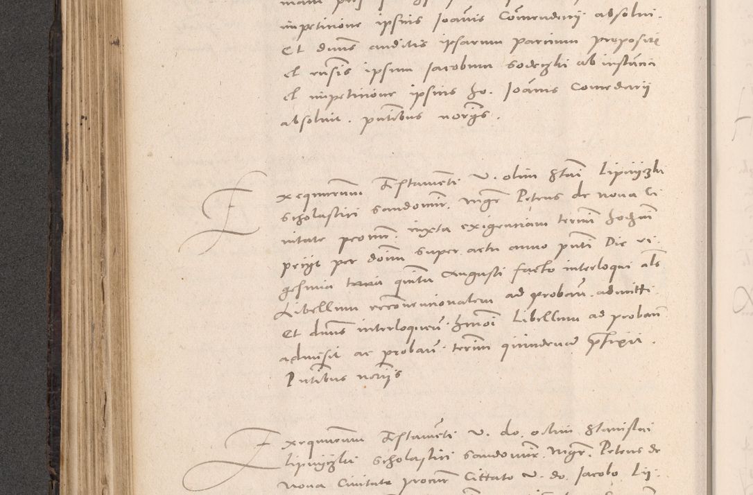 Zdjęcie nr 312 dla obiektu archiwalnego: Acta actorum causarum, sententiarum tam diffinitivarum quam interloquutoriarum, decretorum, obligationum, quietationum et constitutionum procuratorum coram reverendo domino Stanislao Schlomovski praeposito Calissiensi, archidiacono Sandecensi, canonico vicarioque in spiritualibus generali Cracocoviensi ad annum Domini millesimum quingentesimum quinquagesimum sextum, cuius indicatio quatuor decima, pontificatus sanctissimi in Christo patris domini Pauli divina providencia pape quarti anno ipsius