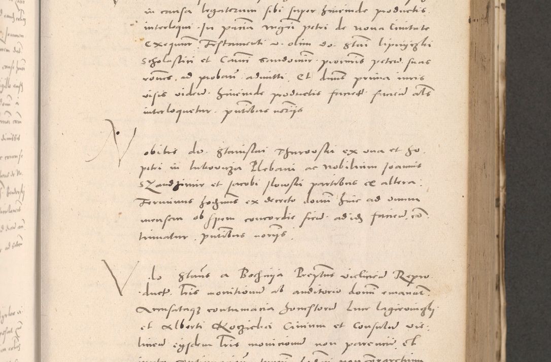 Zdjęcie nr 303 dla obiektu archiwalnego: Acta actorum causarum, sententiarum tam diffinitivarum quam interloquutoriarum, decretorum, obligationum, quietationum et constitutionum procuratorum coram reverendo domino Stanislao Schlomovski praeposito Calissiensi, archidiacono Sandecensi, canonico vicarioque in spiritualibus generali Cracocoviensi ad annum Domini millesimum quingentesimum quinquagesimum sextum, cuius indicatio quatuor decima, pontificatus sanctissimi in Christo patris domini Pauli divina providencia pape quarti anno ipsius