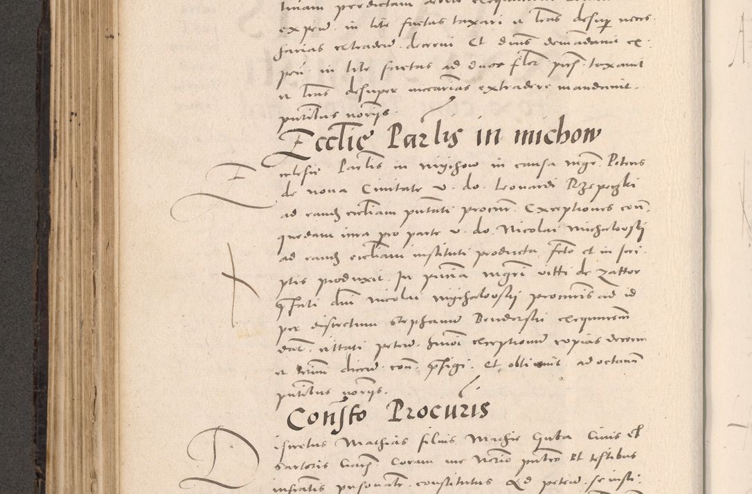 Zdjęcie nr 298 dla obiektu archiwalnego: Acta actorum causarum, sententiarum tam diffinitivarum quam interloquutoriarum, decretorum, obligationum, quietationum et constitutionum procuratorum coram reverendo domino Stanislao Schlomovski praeposito Calissiensi, archidiacono Sandecensi, canonico vicarioque in spiritualibus generali Cracocoviensi ad annum Domini millesimum quingentesimum quinquagesimum sextum, cuius indicatio quatuor decima, pontificatus sanctissimi in Christo patris domini Pauli divina providencia pape quarti anno ipsius