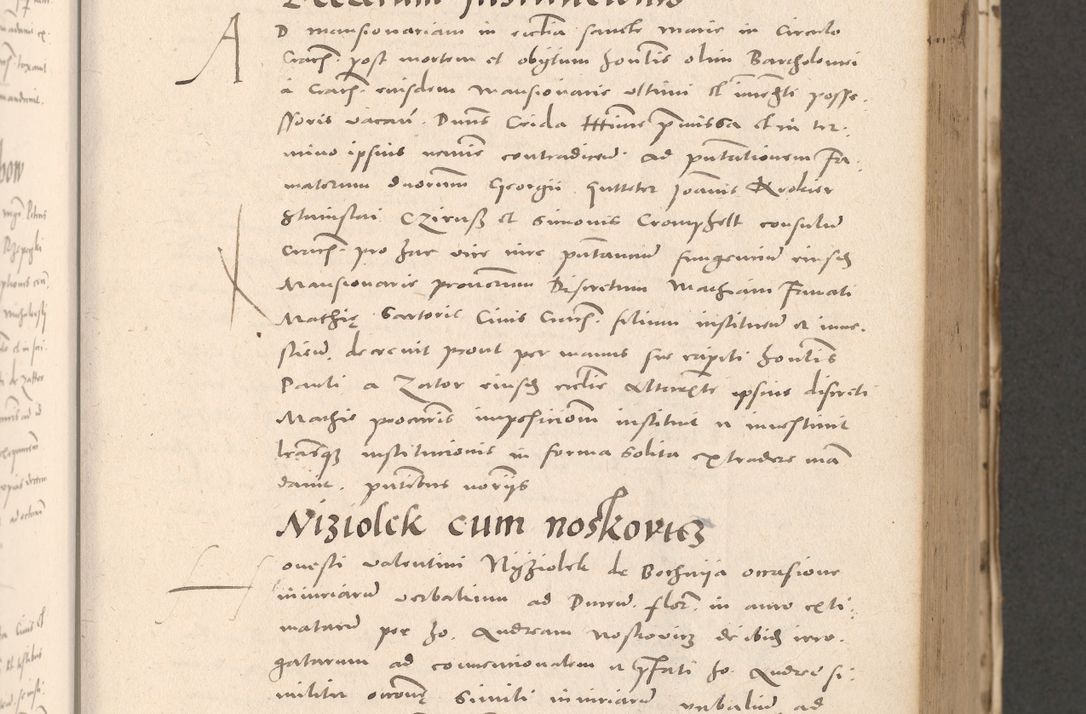 Zdjęcie nr 299 dla obiektu archiwalnego: Acta actorum causarum, sententiarum tam diffinitivarum quam interloquutoriarum, decretorum, obligationum, quietationum et constitutionum procuratorum coram reverendo domino Stanislao Schlomovski praeposito Calissiensi, archidiacono Sandecensi, canonico vicarioque in spiritualibus generali Cracocoviensi ad annum Domini millesimum quingentesimum quinquagesimum sextum, cuius indicatio quatuor decima, pontificatus sanctissimi in Christo patris domini Pauli divina providencia pape quarti anno ipsius