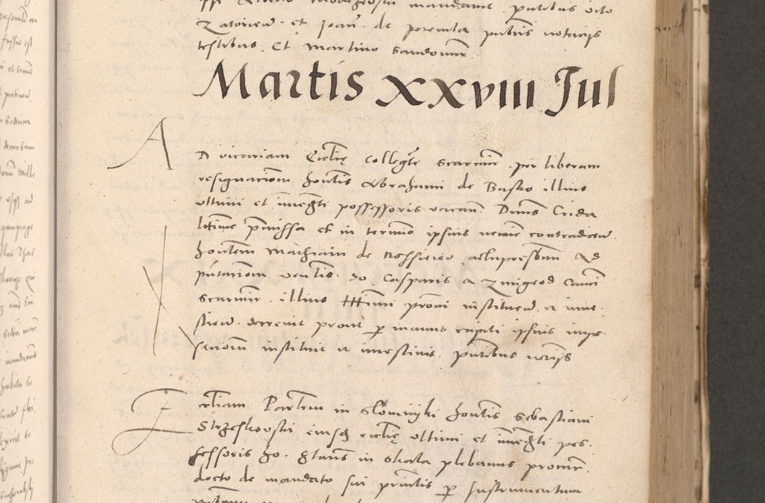 Zdjęcie nr 283 dla obiektu archiwalnego: Acta actorum causarum, sententiarum tam diffinitivarum quam interloquutoriarum, decretorum, obligationum, quietationum et constitutionum procuratorum coram reverendo domino Stanislao Schlomovski praeposito Calissiensi, archidiacono Sandecensi, canonico vicarioque in spiritualibus generali Cracocoviensi ad annum Domini millesimum quingentesimum quinquagesimum sextum, cuius indicatio quatuor decima, pontificatus sanctissimi in Christo patris domini Pauli divina providencia pape quarti anno ipsius