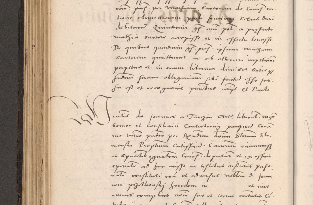 Zdjęcie nr 278 dla obiektu archiwalnego: Acta actorum causarum, sententiarum tam diffinitivarum quam interloquutoriarum, decretorum, obligationum, quietationum et constitutionum procuratorum coram reverendo domino Stanislao Schlomovski praeposito Calissiensi, archidiacono Sandecensi, canonico vicarioque in spiritualibus generali Cracocoviensi ad annum Domini millesimum quingentesimum quinquagesimum sextum, cuius indicatio quatuor decima, pontificatus sanctissimi in Christo patris domini Pauli divina providencia pape quarti anno ipsius