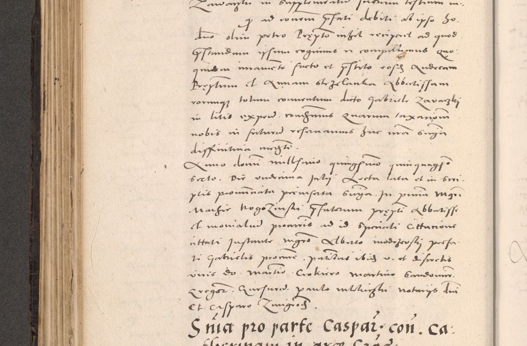 Zdjęcie nr 274 dla obiektu archiwalnego: Acta actorum causarum, sententiarum tam diffinitivarum quam interloquutoriarum, decretorum, obligationum, quietationum et constitutionum procuratorum coram reverendo domino Stanislao Schlomovski praeposito Calissiensi, archidiacono Sandecensi, canonico vicarioque in spiritualibus generali Cracocoviensi ad annum Domini millesimum quingentesimum quinquagesimum sextum, cuius indicatio quatuor decima, pontificatus sanctissimi in Christo patris domini Pauli divina providencia pape quarti anno ipsius