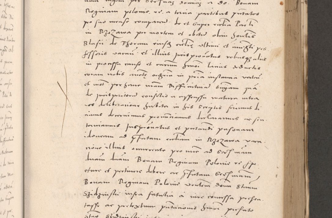 Zdjęcie nr 271 dla obiektu archiwalnego: Acta actorum causarum, sententiarum tam diffinitivarum quam interloquutoriarum, decretorum, obligationum, quietationum et constitutionum procuratorum coram reverendo domino Stanislao Schlomovski praeposito Calissiensi, archidiacono Sandecensi, canonico vicarioque in spiritualibus generali Cracocoviensi ad annum Domini millesimum quingentesimum quinquagesimum sextum, cuius indicatio quatuor decima, pontificatus sanctissimi in Christo patris domini Pauli divina providencia pape quarti anno ipsius