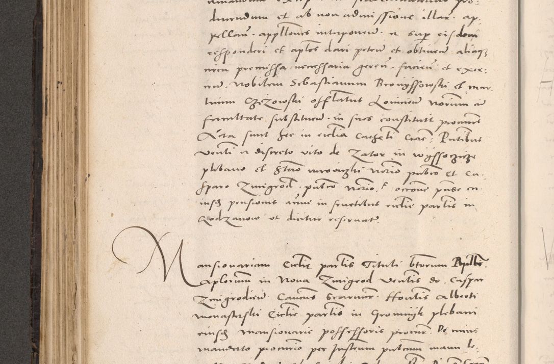 Zdjęcie nr 276 dla obiektu archiwalnego: Acta actorum causarum, sententiarum tam diffinitivarum quam interloquutoriarum, decretorum, obligationum, quietationum et constitutionum procuratorum coram reverendo domino Stanislao Schlomovski praeposito Calissiensi, archidiacono Sandecensi, canonico vicarioque in spiritualibus generali Cracocoviensi ad annum Domini millesimum quingentesimum quinquagesimum sextum, cuius indicatio quatuor decima, pontificatus sanctissimi in Christo patris domini Pauli divina providencia pape quarti anno ipsius