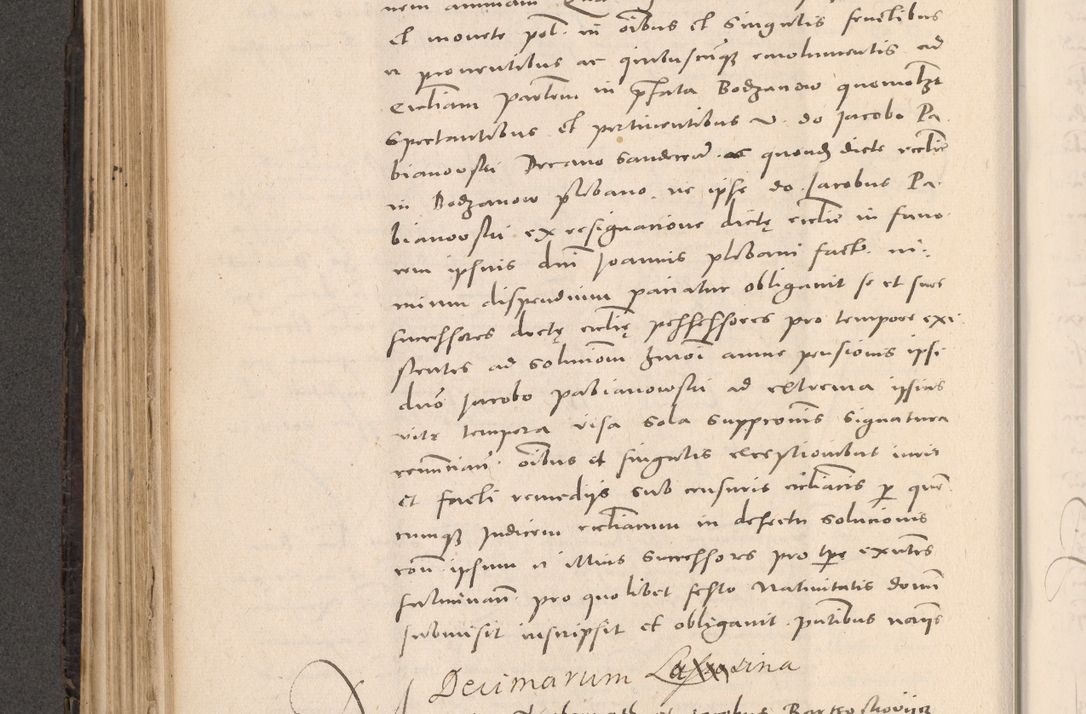 Zdjęcie nr 268 dla obiektu archiwalnego: Acta actorum causarum, sententiarum tam diffinitivarum quam interloquutoriarum, decretorum, obligationum, quietationum et constitutionum procuratorum coram reverendo domino Stanislao Schlomovski praeposito Calissiensi, archidiacono Sandecensi, canonico vicarioque in spiritualibus generali Cracocoviensi ad annum Domini millesimum quingentesimum quinquagesimum sextum, cuius indicatio quatuor decima, pontificatus sanctissimi in Christo patris domini Pauli divina providencia pape quarti anno ipsius