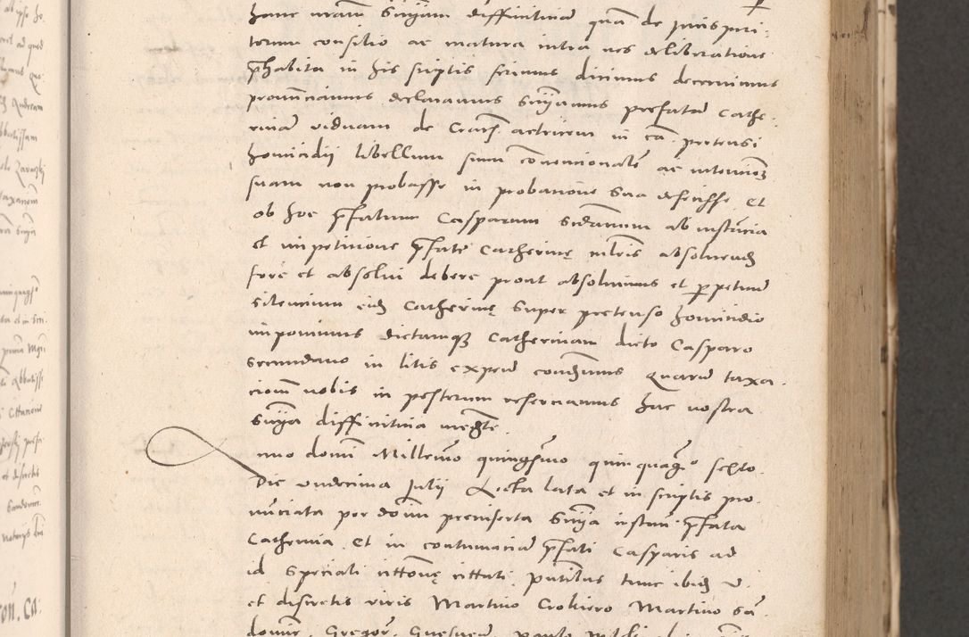 Zdjęcie nr 275 dla obiektu archiwalnego: Acta actorum causarum, sententiarum tam diffinitivarum quam interloquutoriarum, decretorum, obligationum, quietationum et constitutionum procuratorum coram reverendo domino Stanislao Schlomovski praeposito Calissiensi, archidiacono Sandecensi, canonico vicarioque in spiritualibus generali Cracocoviensi ad annum Domini millesimum quingentesimum quinquagesimum sextum, cuius indicatio quatuor decima, pontificatus sanctissimi in Christo patris domini Pauli divina providencia pape quarti anno ipsius
