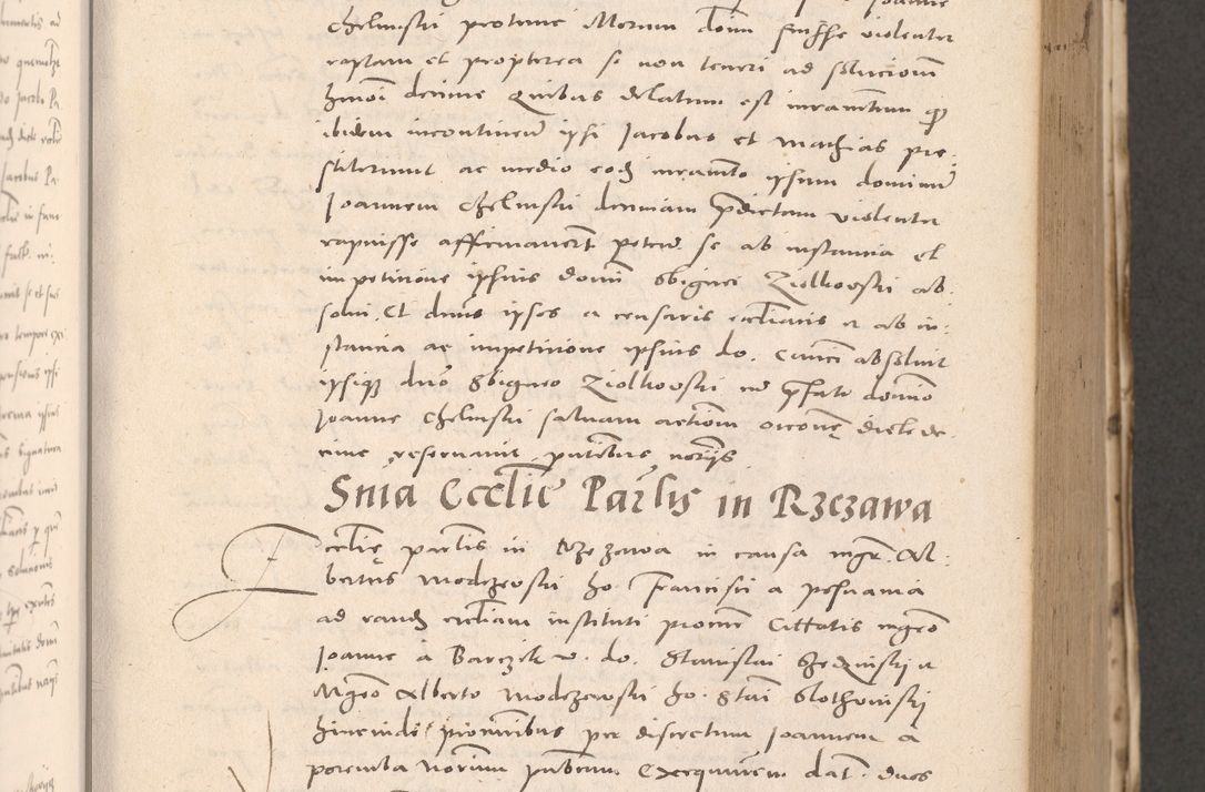 Zdjęcie nr 269 dla obiektu archiwalnego: Acta actorum causarum, sententiarum tam diffinitivarum quam interloquutoriarum, decretorum, obligationum, quietationum et constitutionum procuratorum coram reverendo domino Stanislao Schlomovski praeposito Calissiensi, archidiacono Sandecensi, canonico vicarioque in spiritualibus generali Cracocoviensi ad annum Domini millesimum quingentesimum quinquagesimum sextum, cuius indicatio quatuor decima, pontificatus sanctissimi in Christo patris domini Pauli divina providencia pape quarti anno ipsius