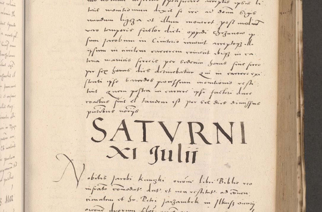 Zdjęcie nr 265 dla obiektu archiwalnego: Acta actorum causarum, sententiarum tam diffinitivarum quam interloquutoriarum, decretorum, obligationum, quietationum et constitutionum procuratorum coram reverendo domino Stanislao Schlomovski praeposito Calissiensi, archidiacono Sandecensi, canonico vicarioque in spiritualibus generali Cracocoviensi ad annum Domini millesimum quingentesimum quinquagesimum sextum, cuius indicatio quatuor decima, pontificatus sanctissimi in Christo patris domini Pauli divina providencia pape quarti anno ipsius