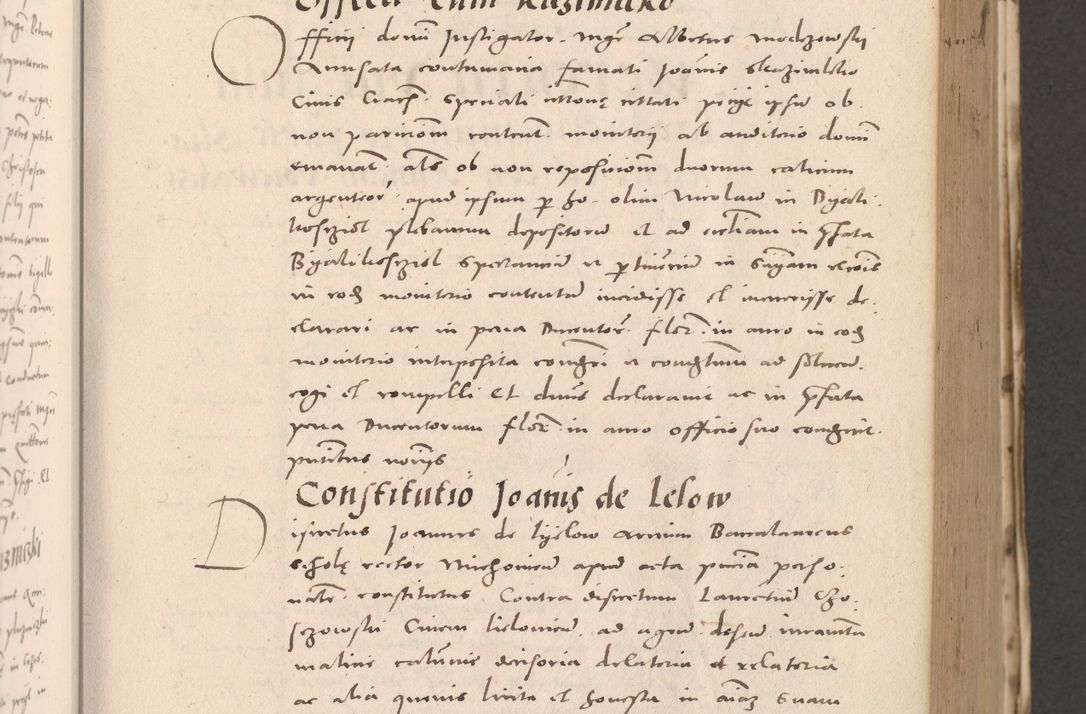 Zdjęcie nr 259 dla obiektu archiwalnego: Acta actorum causarum, sententiarum tam diffinitivarum quam interloquutoriarum, decretorum, obligationum, quietationum et constitutionum procuratorum coram reverendo domino Stanislao Schlomovski praeposito Calissiensi, archidiacono Sandecensi, canonico vicarioque in spiritualibus generali Cracocoviensi ad annum Domini millesimum quingentesimum quinquagesimum sextum, cuius indicatio quatuor decima, pontificatus sanctissimi in Christo patris domini Pauli divina providencia pape quarti anno ipsius