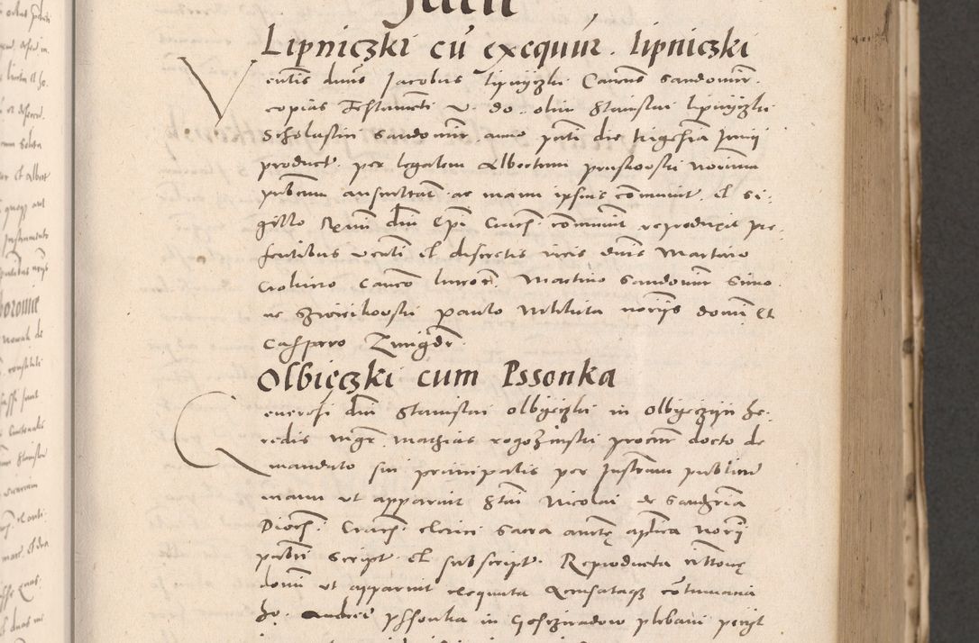 Zdjęcie nr 255 dla obiektu archiwalnego: Acta actorum causarum, sententiarum tam diffinitivarum quam interloquutoriarum, decretorum, obligationum, quietationum et constitutionum procuratorum coram reverendo domino Stanislao Schlomovski praeposito Calissiensi, archidiacono Sandecensi, canonico vicarioque in spiritualibus generali Cracocoviensi ad annum Domini millesimum quingentesimum quinquagesimum sextum, cuius indicatio quatuor decima, pontificatus sanctissimi in Christo patris domini Pauli divina providencia pape quarti anno ipsius