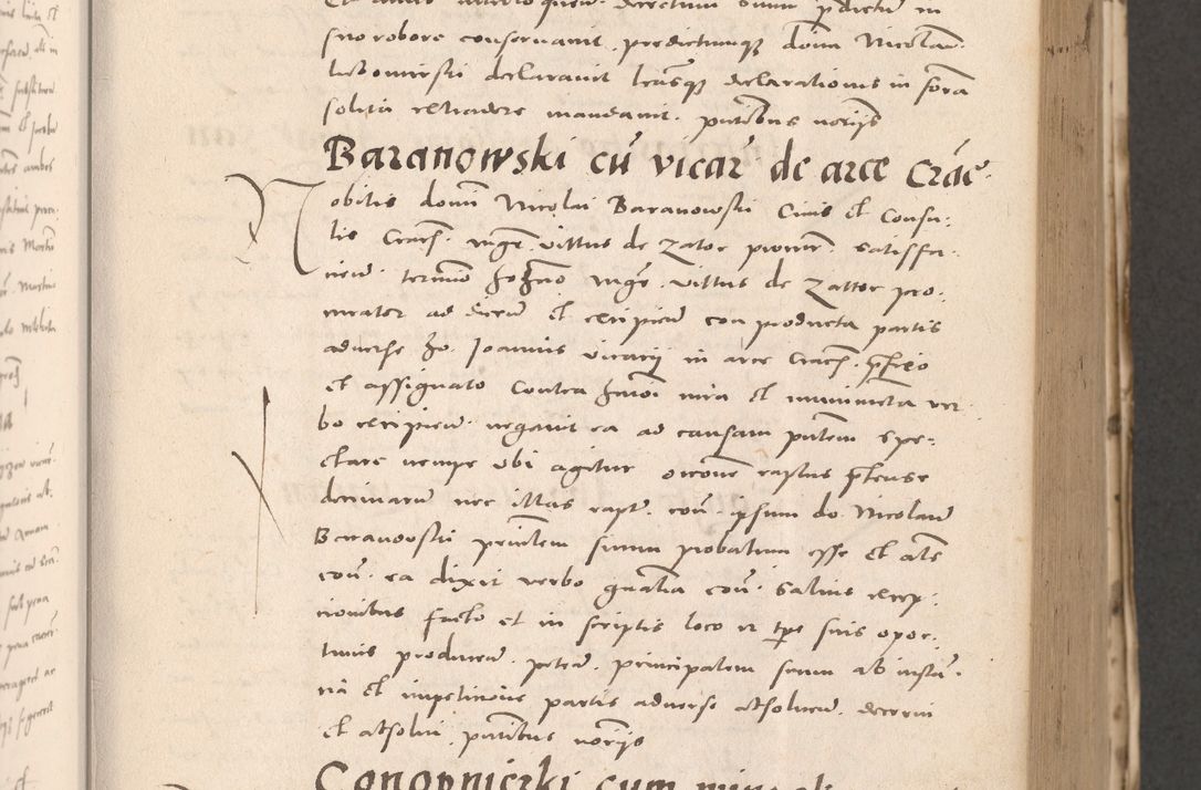 Zdjęcie nr 251 dla obiektu archiwalnego: Acta actorum causarum, sententiarum tam diffinitivarum quam interloquutoriarum, decretorum, obligationum, quietationum et constitutionum procuratorum coram reverendo domino Stanislao Schlomovski praeposito Calissiensi, archidiacono Sandecensi, canonico vicarioque in spiritualibus generali Cracocoviensi ad annum Domini millesimum quingentesimum quinquagesimum sextum, cuius indicatio quatuor decima, pontificatus sanctissimi in Christo patris domini Pauli divina providencia pape quarti anno ipsius