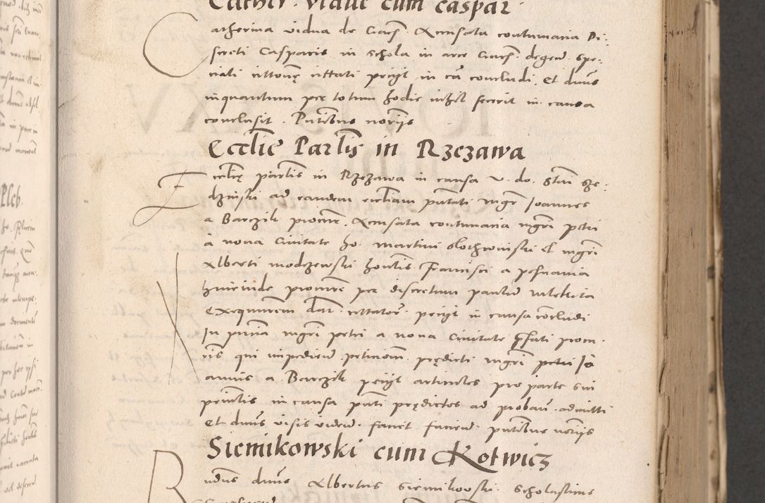Zdjęcie nr 233 dla obiektu archiwalnego: Acta actorum causarum, sententiarum tam diffinitivarum quam interloquutoriarum, decretorum, obligationum, quietationum et constitutionum procuratorum coram reverendo domino Stanislao Schlomovski praeposito Calissiensi, archidiacono Sandecensi, canonico vicarioque in spiritualibus generali Cracocoviensi ad annum Domini millesimum quingentesimum quinquagesimum sextum, cuius indicatio quatuor decima, pontificatus sanctissimi in Christo patris domini Pauli divina providencia pape quarti anno ipsius
