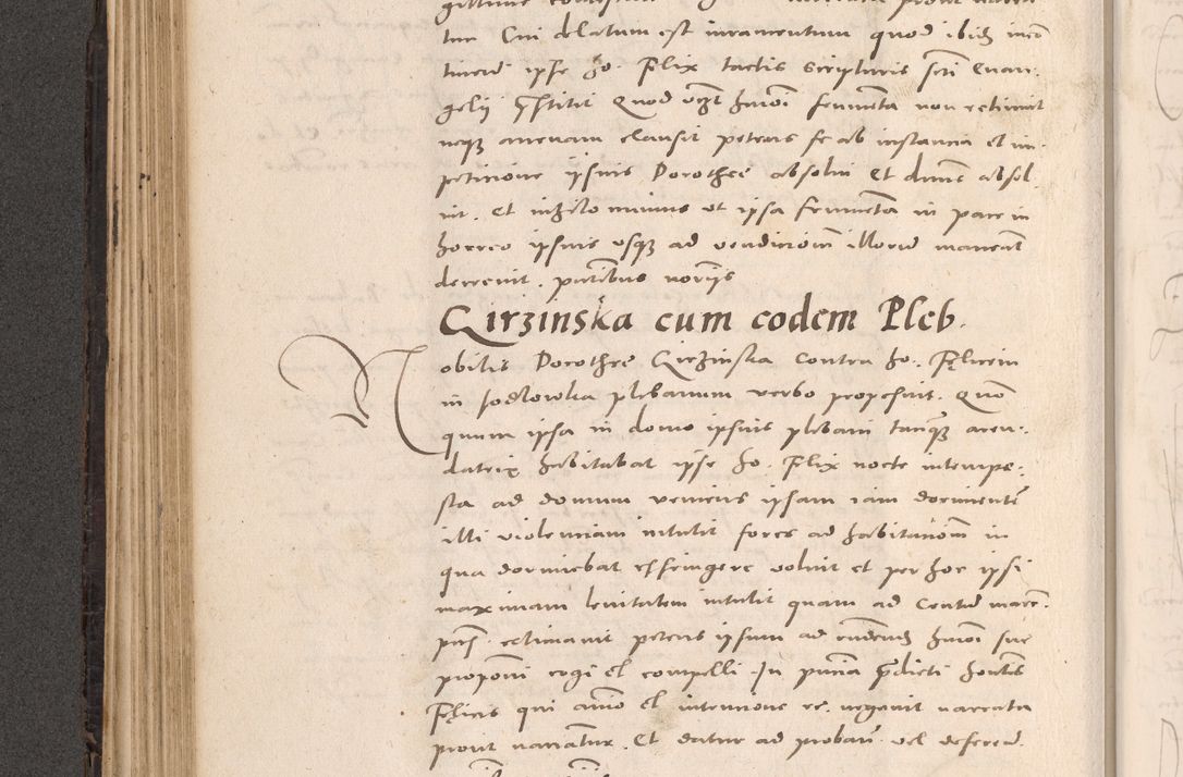 Zdjęcie nr 232 dla obiektu archiwalnego: Acta actorum causarum, sententiarum tam diffinitivarum quam interloquutoriarum, decretorum, obligationum, quietationum et constitutionum procuratorum coram reverendo domino Stanislao Schlomovski praeposito Calissiensi, archidiacono Sandecensi, canonico vicarioque in spiritualibus generali Cracocoviensi ad annum Domini millesimum quingentesimum quinquagesimum sextum, cuius indicatio quatuor decima, pontificatus sanctissimi in Christo patris domini Pauli divina providencia pape quarti anno ipsius