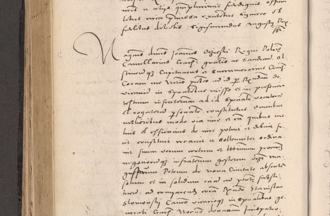 Zdjęcie nr 594 dla obiektu archiwalnego: Acta actorum causarum, sententiarum tam diffinitivarum quam interloquutoriarum, decretorum, obligationum, quietationum et constitutionum procuratorum coram reverendo domino Stanislao Schlomovski praeposito Calissiensi, archidiacono Sandecensi, canonico vicarioque in spiritualibus generali Cracocoviensi ad annum Domini millesimum quingentesimum quinquagesimum sextum, cuius indicatio quatuor decima, pontificatus sanctissimi in Christo patris domini Pauli divina providencia pape quarti anno ipsius