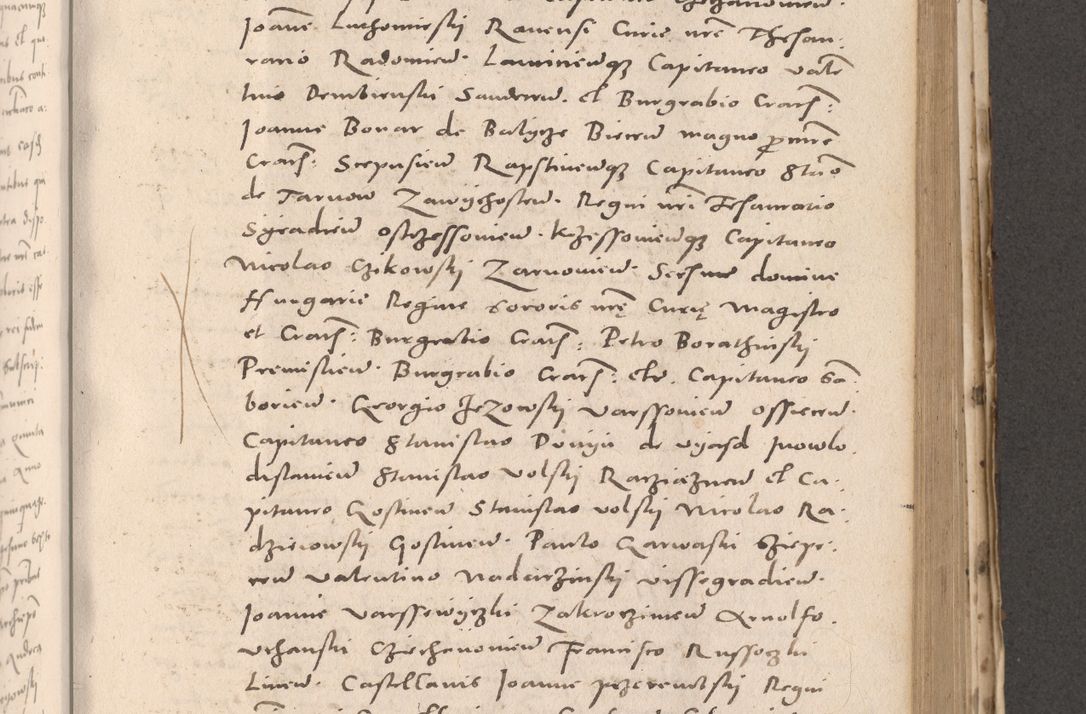 Zdjęcie nr 593 dla obiektu archiwalnego: Acta actorum causarum, sententiarum tam diffinitivarum quam interloquutoriarum, decretorum, obligationum, quietationum et constitutionum procuratorum coram reverendo domino Stanislao Schlomovski praeposito Calissiensi, archidiacono Sandecensi, canonico vicarioque in spiritualibus generali Cracocoviensi ad annum Domini millesimum quingentesimum quinquagesimum sextum, cuius indicatio quatuor decima, pontificatus sanctissimi in Christo patris domini Pauli divina providencia pape quarti anno ipsius