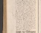 Zdjęcie nr 586 dla obiektu archiwalnego: Acta actorum causarum, sententiarum tam diffinitivarum quam interloquutoriarum, decretorum, obligationum, quietationum et constitutionum procuratorum coram reverendo domino Stanislao Schlomovski praeposito Calissiensi, archidiacono Sandecensi, canonico vicarioque in spiritualibus generali Cracocoviensi ad annum Domini millesimum quingentesimum quinquagesimum sextum, cuius indicatio quatuor decima, pontificatus sanctissimi in Christo patris domini Pauli divina providencia pape quarti anno ipsius