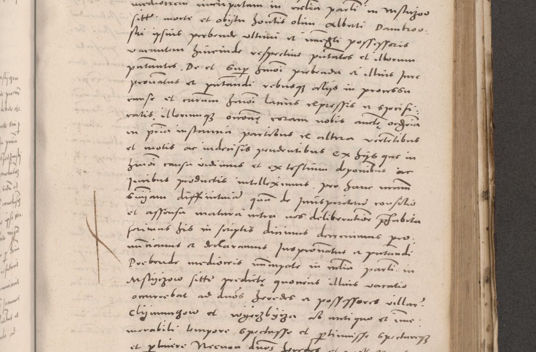 Zdjęcie nr 585 dla obiektu archiwalnego: Acta actorum causarum, sententiarum tam diffinitivarum quam interloquutoriarum, decretorum, obligationum, quietationum et constitutionum procuratorum coram reverendo domino Stanislao Schlomovski praeposito Calissiensi, archidiacono Sandecensi, canonico vicarioque in spiritualibus generali Cracocoviensi ad annum Domini millesimum quingentesimum quinquagesimum sextum, cuius indicatio quatuor decima, pontificatus sanctissimi in Christo patris domini Pauli divina providencia pape quarti anno ipsius