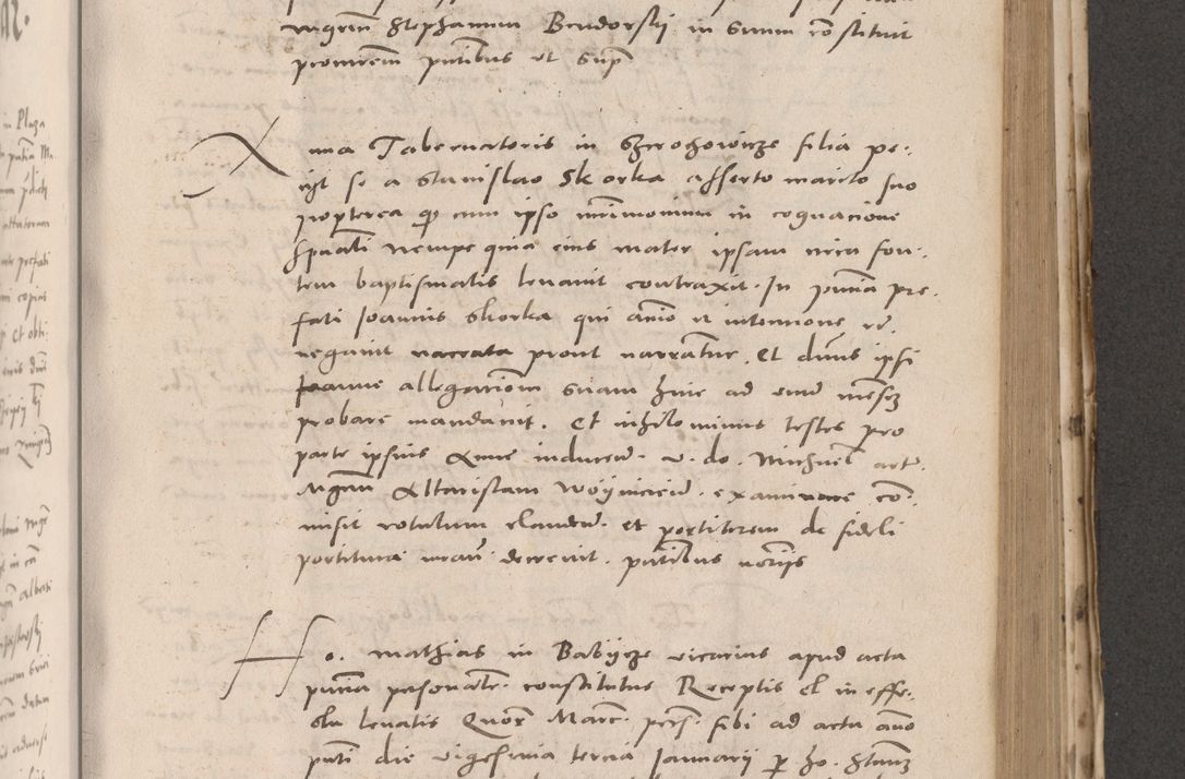 Zdjęcie nr 581 dla obiektu archiwalnego: Acta actorum causarum, sententiarum tam diffinitivarum quam interloquutoriarum, decretorum, obligationum, quietationum et constitutionum procuratorum coram reverendo domino Stanislao Schlomovski praeposito Calissiensi, archidiacono Sandecensi, canonico vicarioque in spiritualibus generali Cracocoviensi ad annum Domini millesimum quingentesimum quinquagesimum sextum, cuius indicatio quatuor decima, pontificatus sanctissimi in Christo patris domini Pauli divina providencia pape quarti anno ipsius
