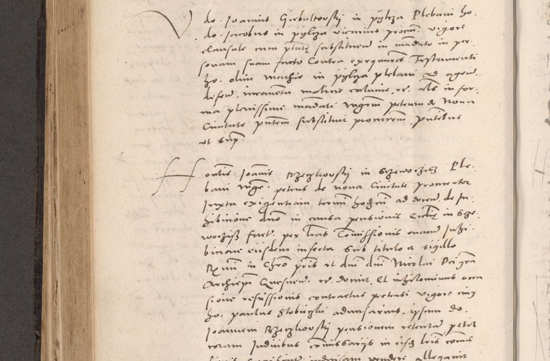 Zdjęcie nr 578 dla obiektu archiwalnego: Acta actorum causarum, sententiarum tam diffinitivarum quam interloquutoriarum, decretorum, obligationum, quietationum et constitutionum procuratorum coram reverendo domino Stanislao Schlomovski praeposito Calissiensi, archidiacono Sandecensi, canonico vicarioque in spiritualibus generali Cracocoviensi ad annum Domini millesimum quingentesimum quinquagesimum sextum, cuius indicatio quatuor decima, pontificatus sanctissimi in Christo patris domini Pauli divina providencia pape quarti anno ipsius