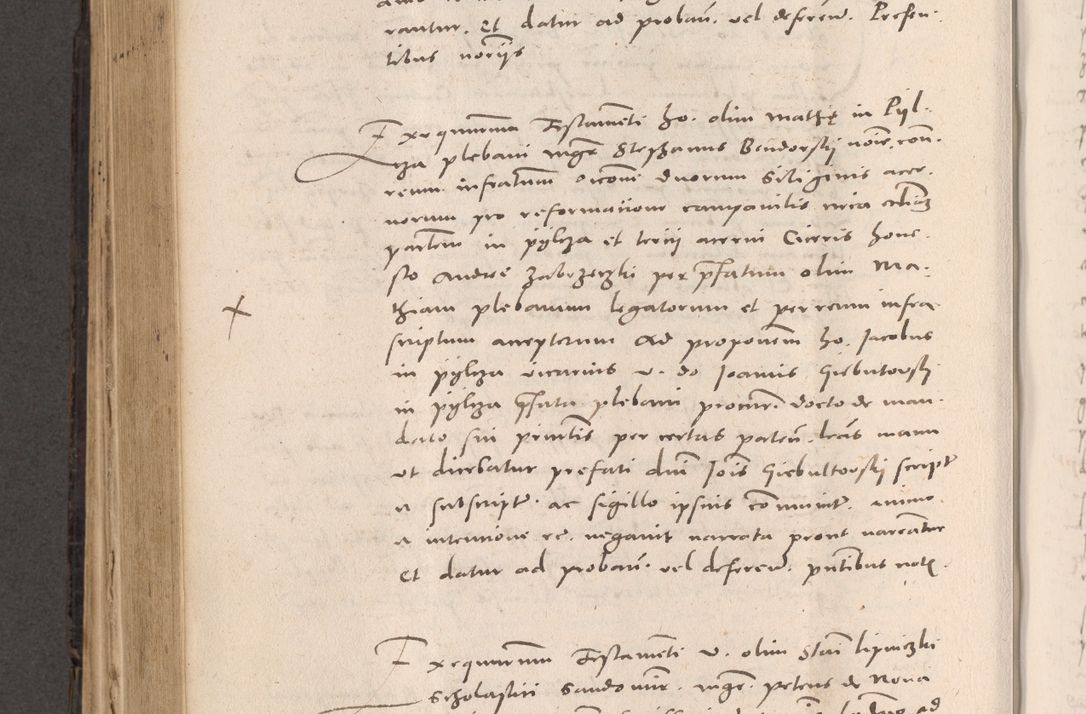 Zdjęcie nr 576 dla obiektu archiwalnego: Acta actorum causarum, sententiarum tam diffinitivarum quam interloquutoriarum, decretorum, obligationum, quietationum et constitutionum procuratorum coram reverendo domino Stanislao Schlomovski praeposito Calissiensi, archidiacono Sandecensi, canonico vicarioque in spiritualibus generali Cracocoviensi ad annum Domini millesimum quingentesimum quinquagesimum sextum, cuius indicatio quatuor decima, pontificatus sanctissimi in Christo patris domini Pauli divina providencia pape quarti anno ipsius